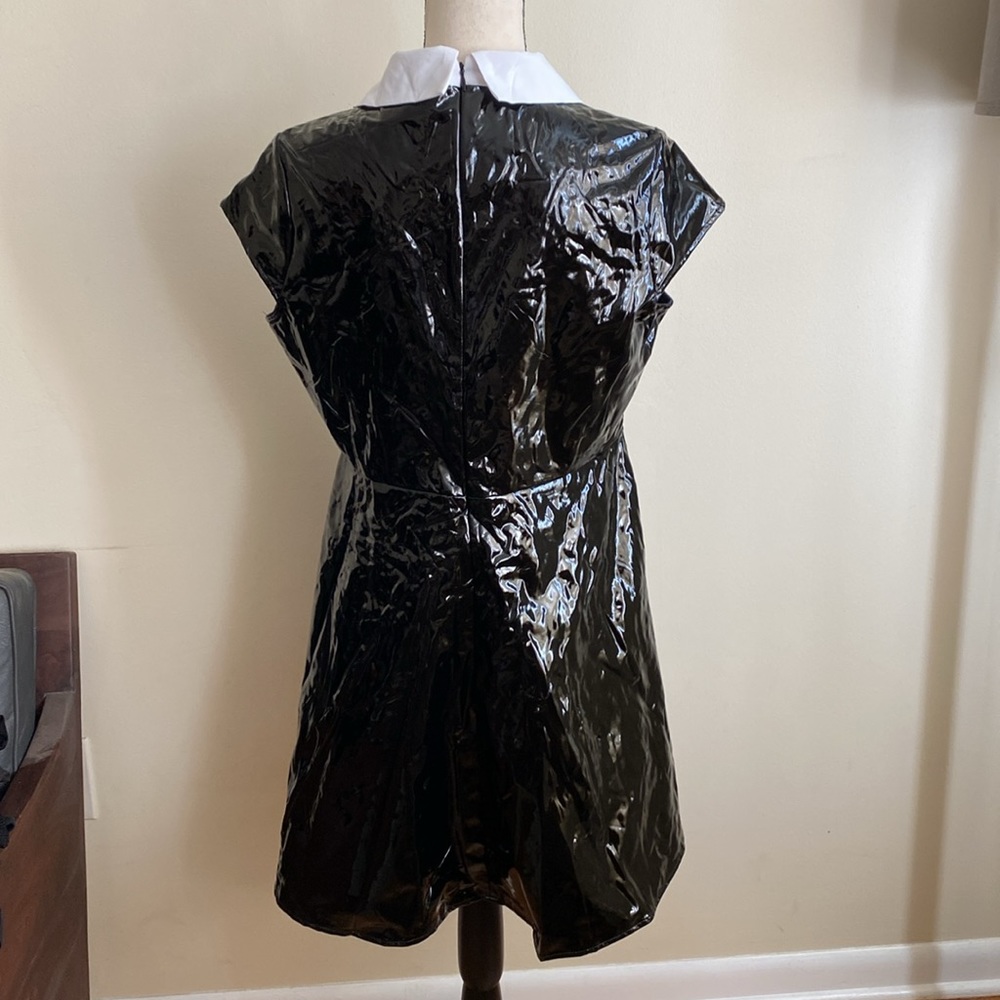 KILLSTAR Generation Hex PVC Gloss Skater Dress XXL - Picture 4 of 5